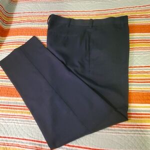 Mens Savane Dark Navy Dress Pants 36x32